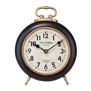 Black Laurent Desk Clock